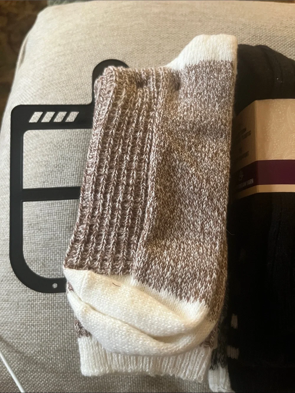Muk Luks Women’s  Casual Boot Socks - Black, White & Brown Mix (9 Pack)